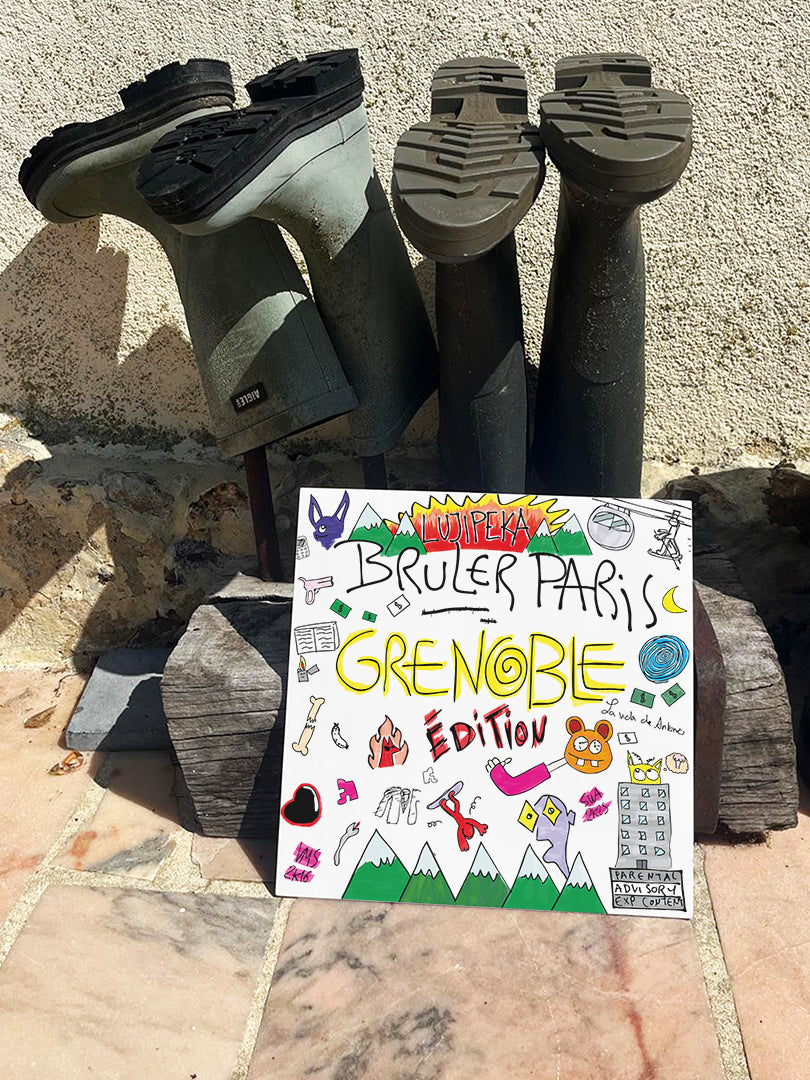 VINYLE BRULER PARIS - ÉDITION GRENOBLE POUR REPRÉSENTER TA VILLE COMME IL SE DOIT