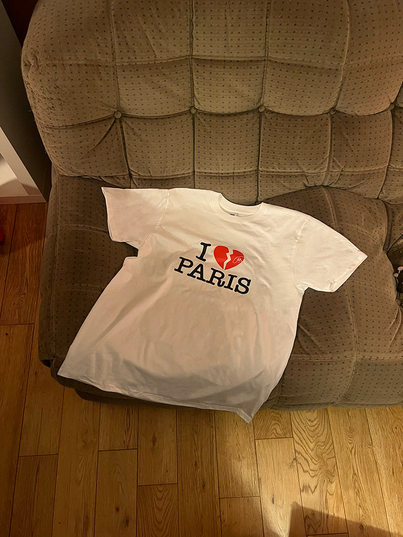 TSHIRT LOVE BLANC