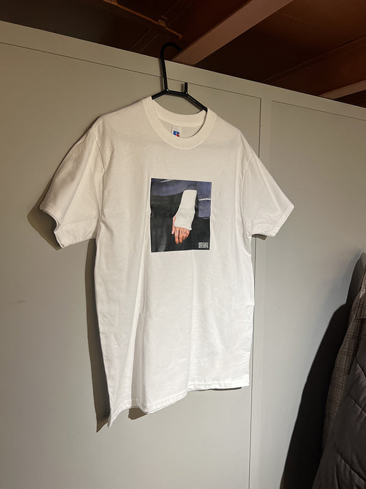 TSHIRT ARTWORK BRULER PARIS BLANC