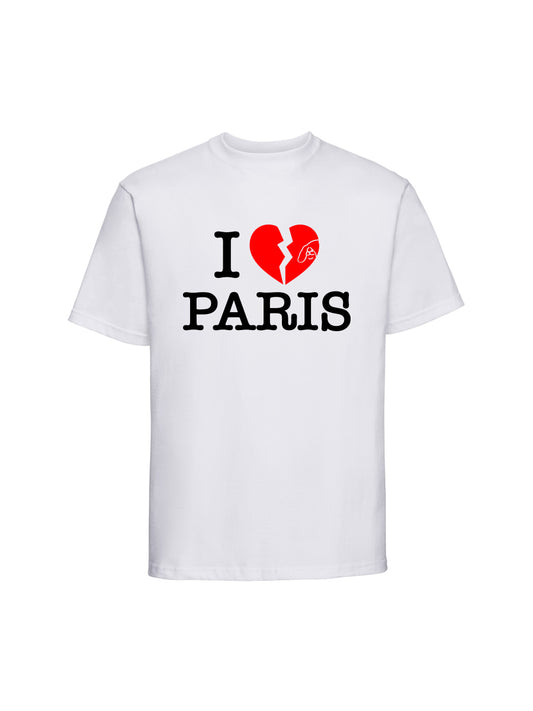 TSHIRT LOVE BLANC