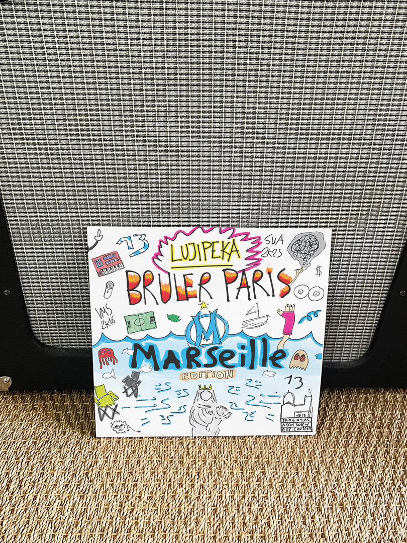 VINYLE BRULER PARIS - ÉDITION MARSEILLE POUR REPRÉSENTER TA VILLE COMME IL SE DOIT
