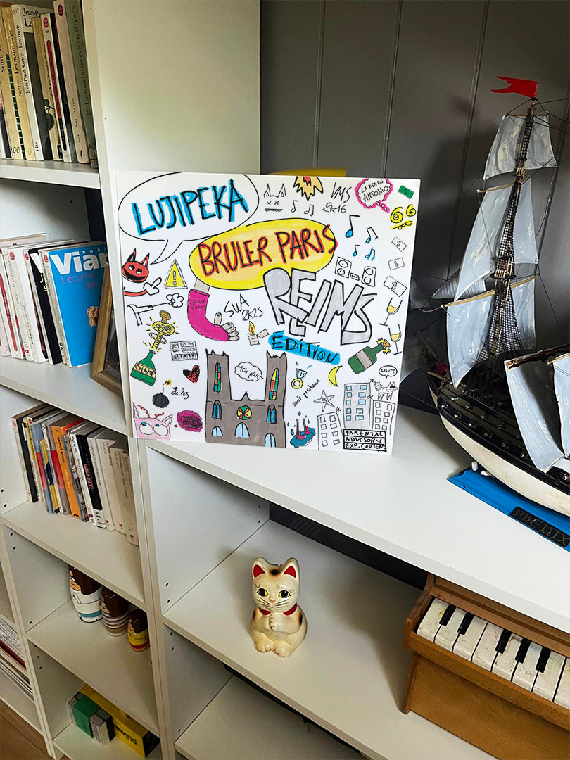 VINYLE BRULER PARIS - ÉDITION REIMS POUR REPRÉSENTER TA VILLE COMME IL SE DOIT