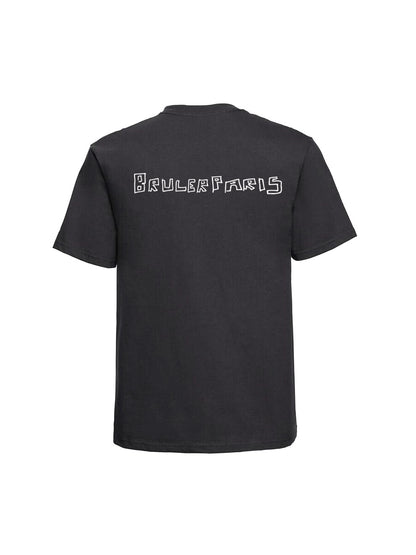 TSHIRT ARTWORK BRULER PARIS NOIR