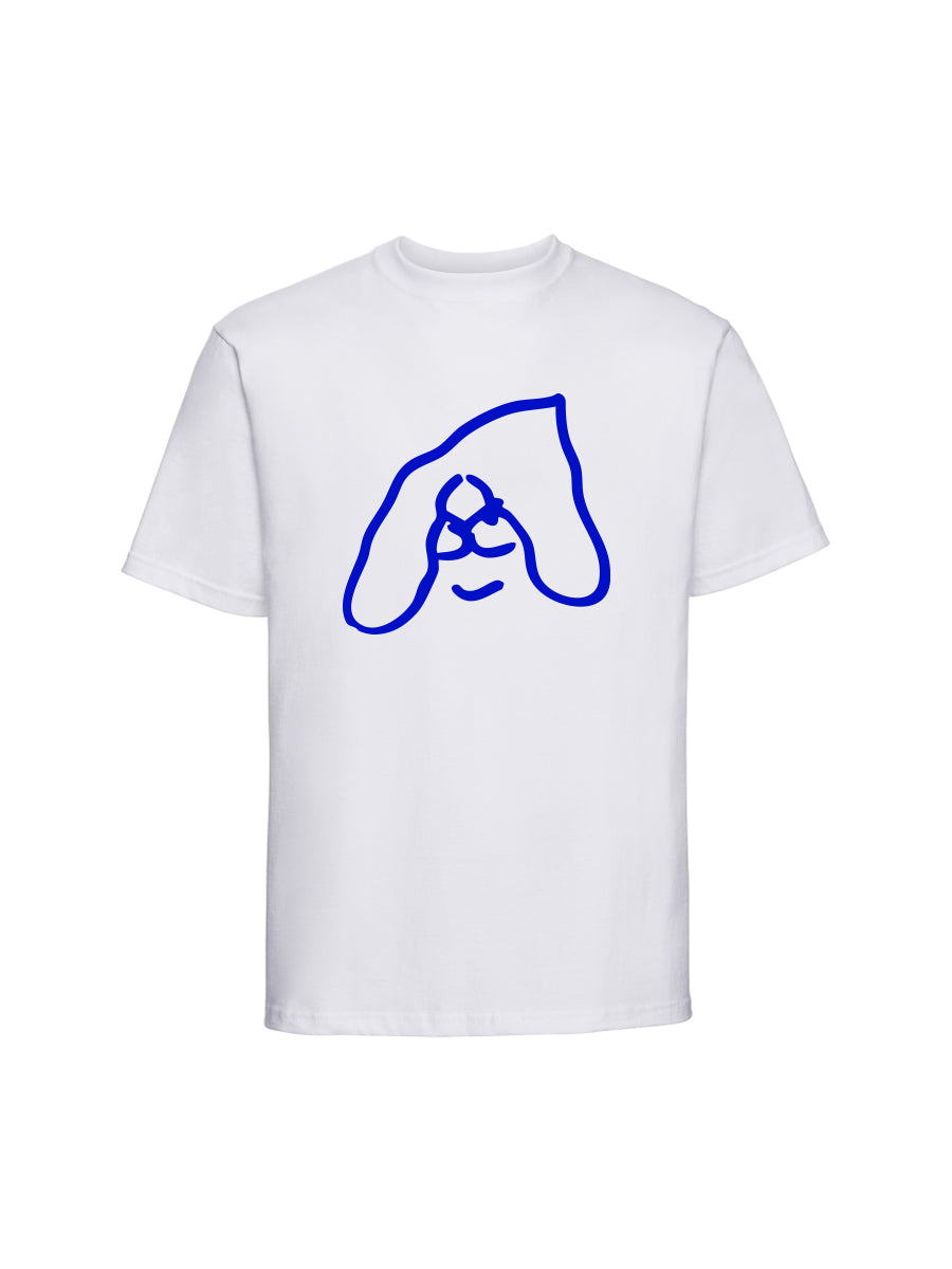 TSHIRT BIG LUJ BLANC