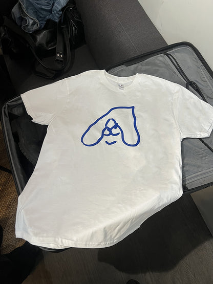 TSHIRT BIG LUJ BLANC